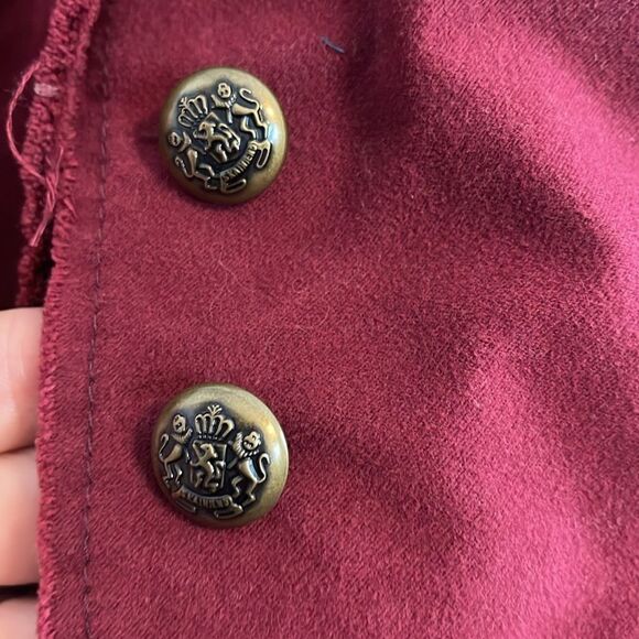 Free People Red Ella Utility Jacket. Small - Picture 8 of 10